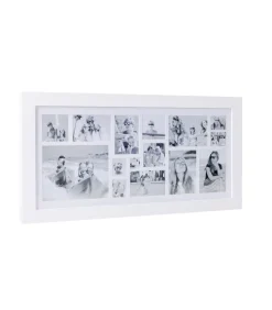 Clearance Image Fotolijst - Collagelijst voor 15 foto's - In Hout - Wit Fotolijsten