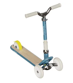 Kinderen Yvolution kinderstep Classic Glider blauw - verstelbaar stuur en opvouwbaar