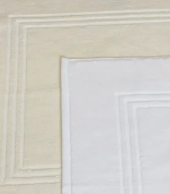 Linandelle ZACHT vloerkleed van ecru katoen