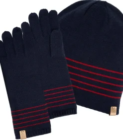 DAMES ISOTONER Zachte damespet Navy