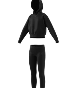 Kinderen Adidas Zachte fleece hoodie voor meisjes