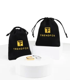 Heren TrendFox Zegelring Smal - Zilver Kleurig - Staal