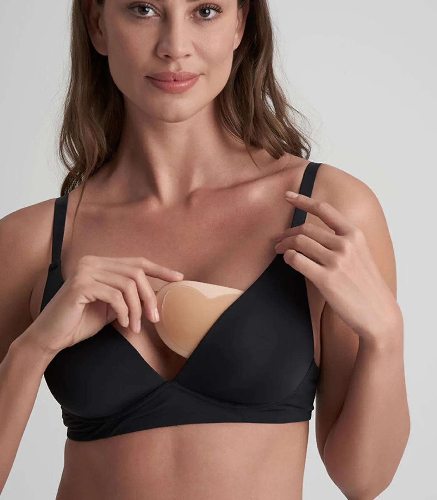 DAMES Bye Bra Zelfklevende Halve Push-Up Pads