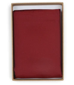 Heren Suitable Zijde Pochet Donkerrood