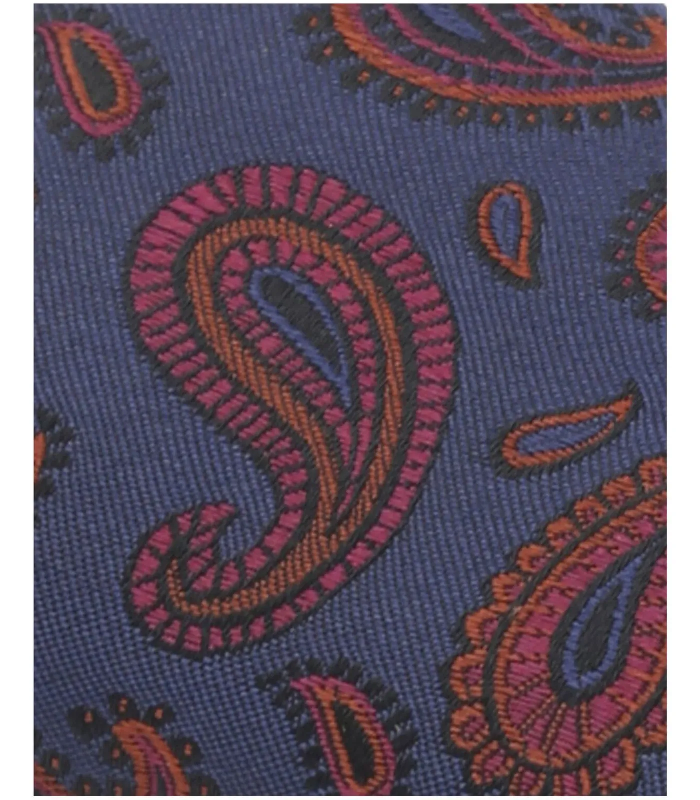 New Zijde Pochet Paisley Navy Heren Kostuums & Blazers