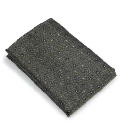 New Zijde Pochet Small Paisley Olive Heren Kostuums & Blazers