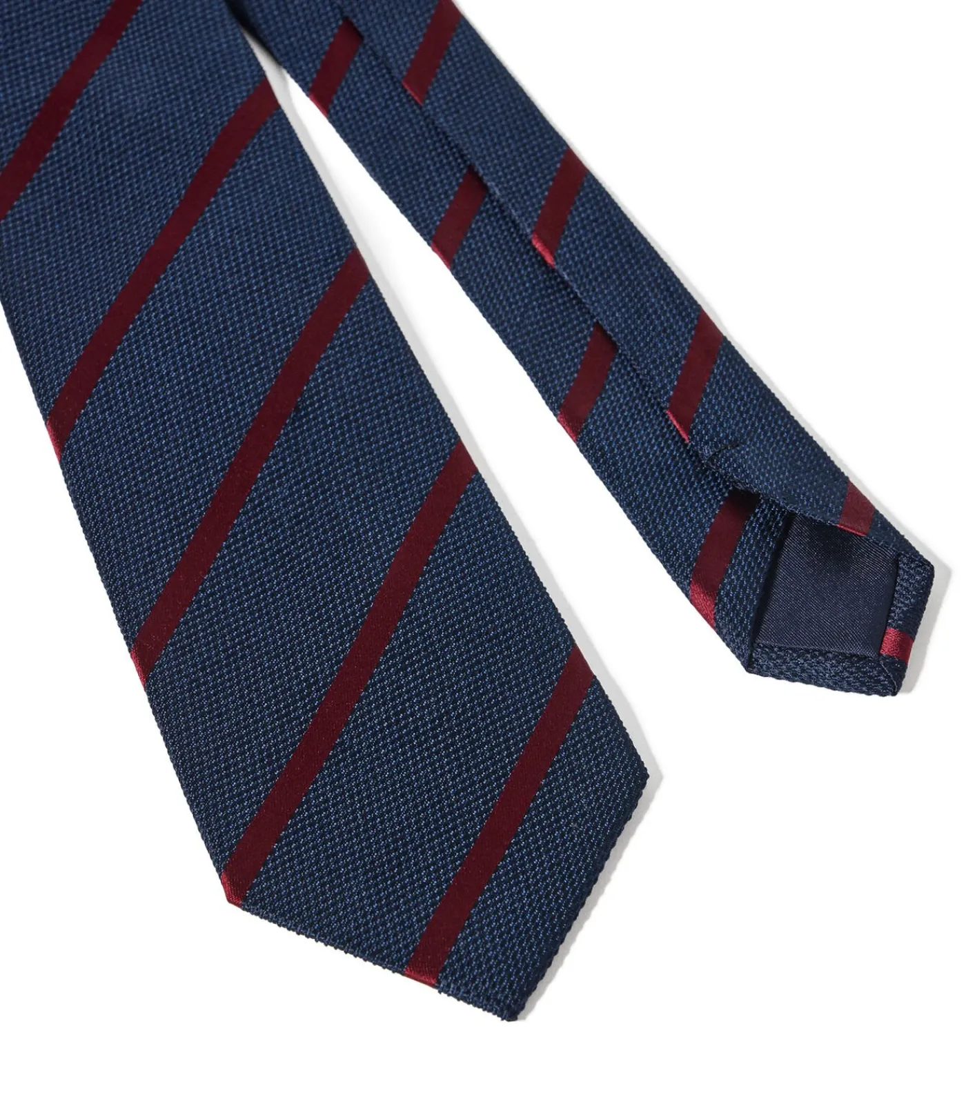 Heren Polo Club Zijden stropdas met strepen en -logo