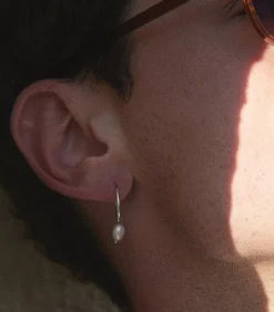 New ZILVEREN PIERCING HEREN CREOOL ROQUE Heren Oorbellen