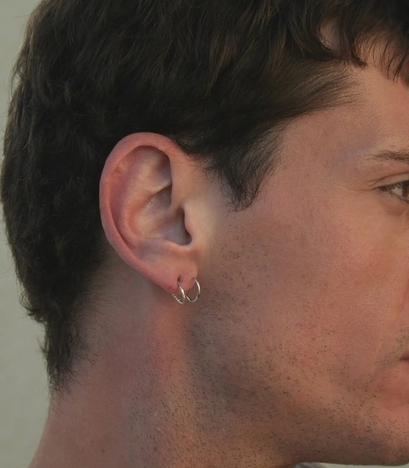 Heren Earcandy ZILVEREN PIERCING HEREN CREOOL VACHERON