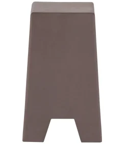 WOOOD Zina Bijzettafel Hoog - Cement - Bruin - 51x36x36