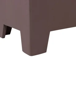 WOOOD Zina Bijzettafel Laag - Cement - Bruin - 36x50x50