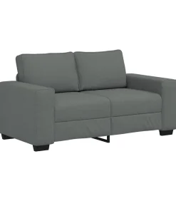 Discount 2-zitsbank 120 cm stof donkergrijs Zetels