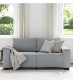 Best 2-zitsbank 140 cm stof lichtgrijs Zetels