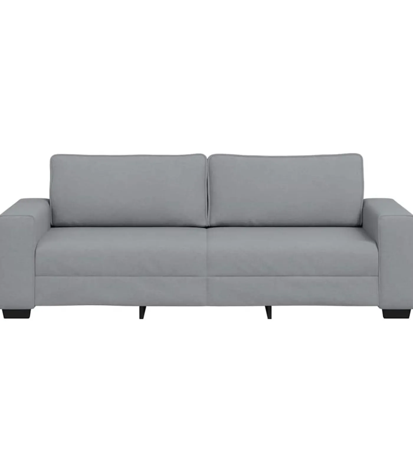 Hot 3-zitsbank 180 cm stof lichtgrijs Zetels