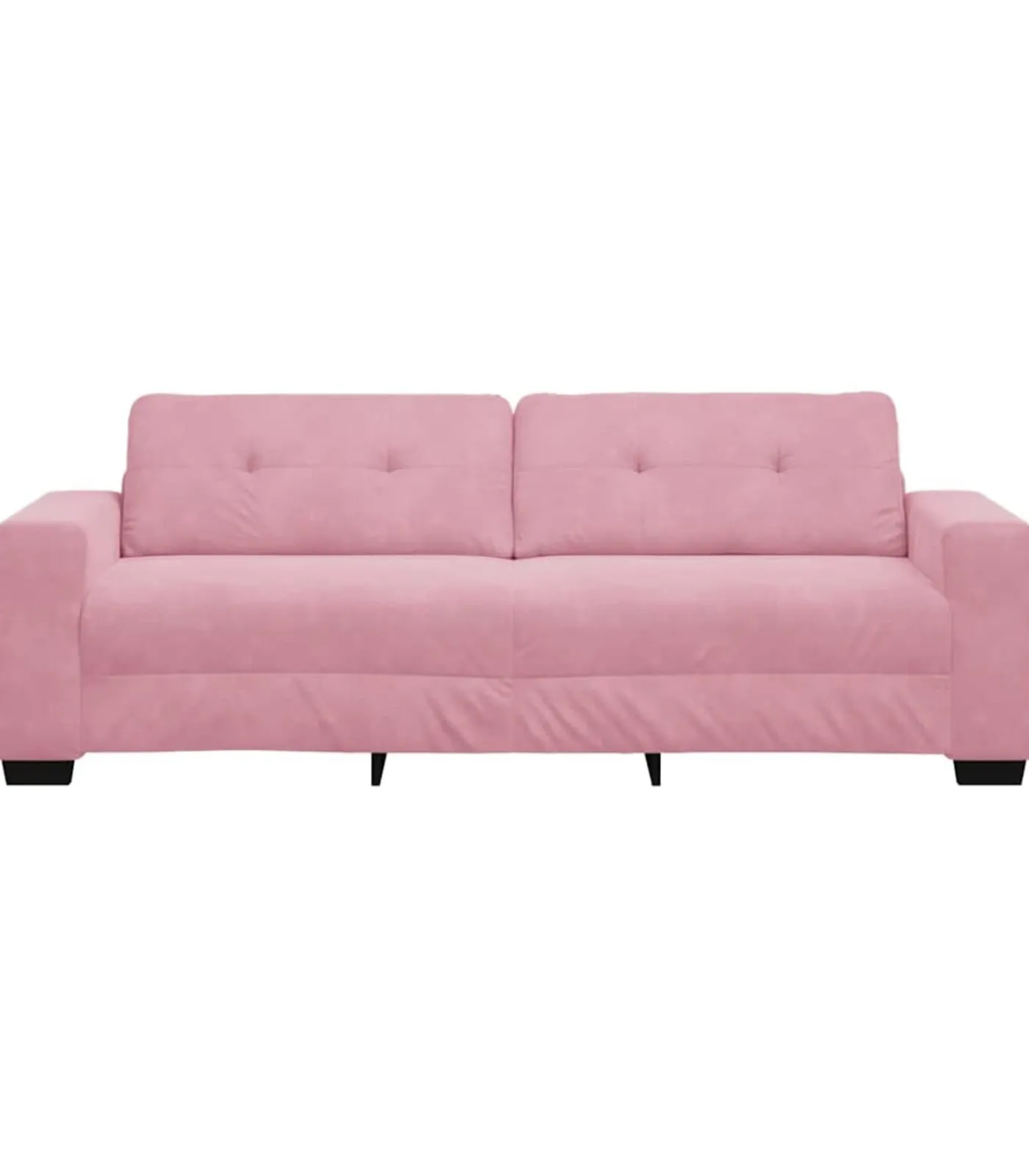 Discount 3-zitsbank roze 180 cm fluweel Zetels