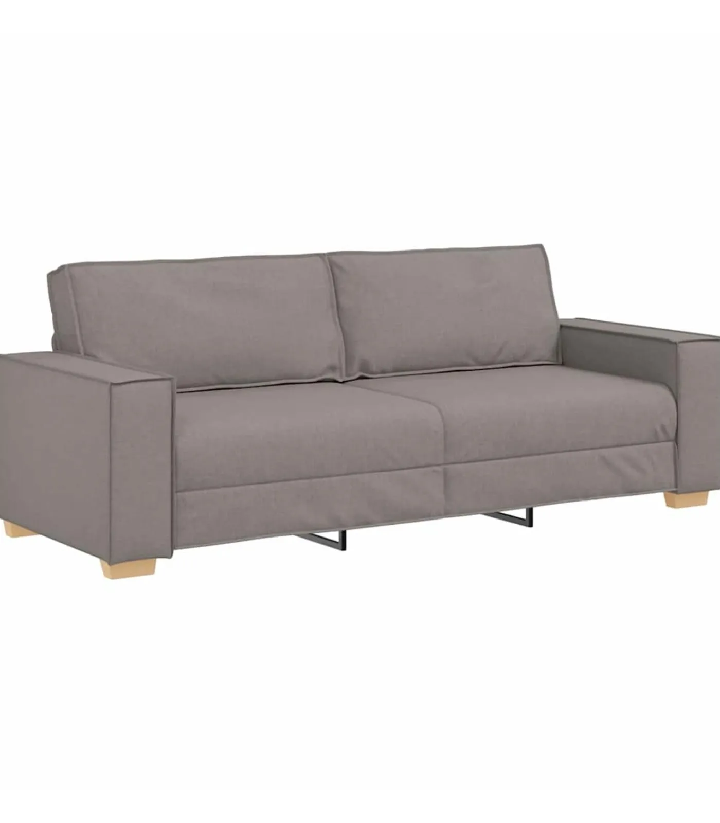 vidaXL 3-zitsbank Taupe 180 cm Stof