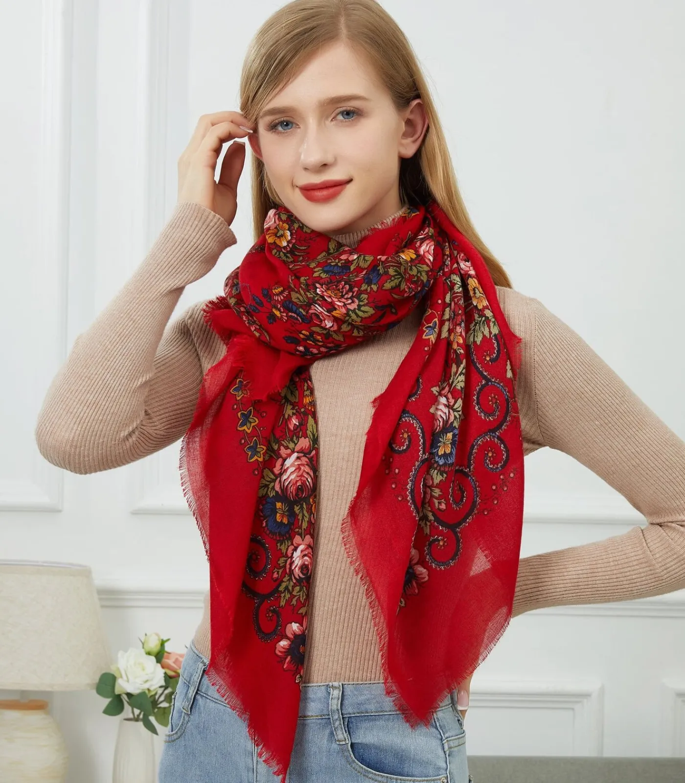 Sale Zoek Natuur DAMES Sjaals