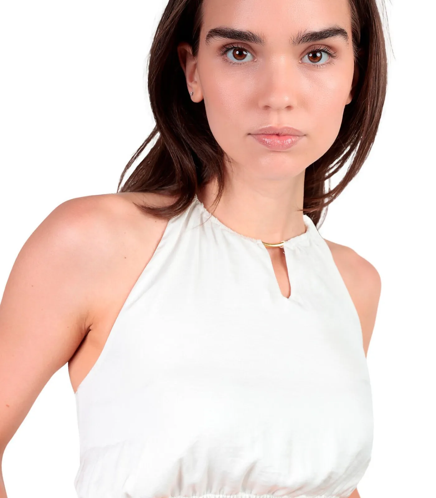 New Zomerse satijnen top en broek Satinee Beach DAMES Jumpsuits