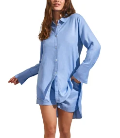 DAMES SELMARK Zomerset shirt shorts met lange mouwen COMPLEMENTOS