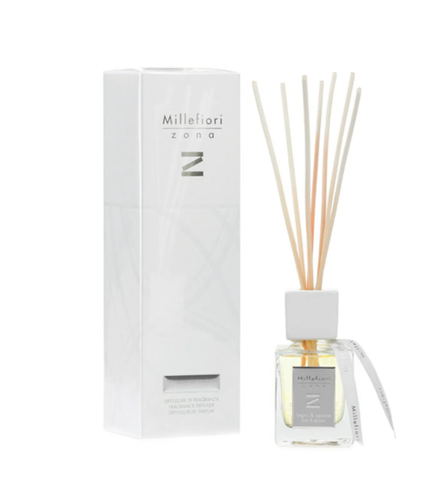Millefiori Zona Reed Diffuser Legni & Spezie 100 ml