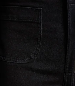 zwart bootcut jeans van organisch katoen DAMES Jeans