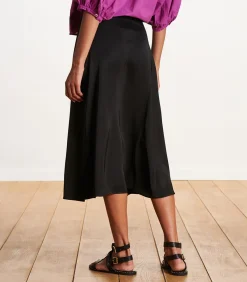 New zwart satijnen formele rok DAMES Rokken