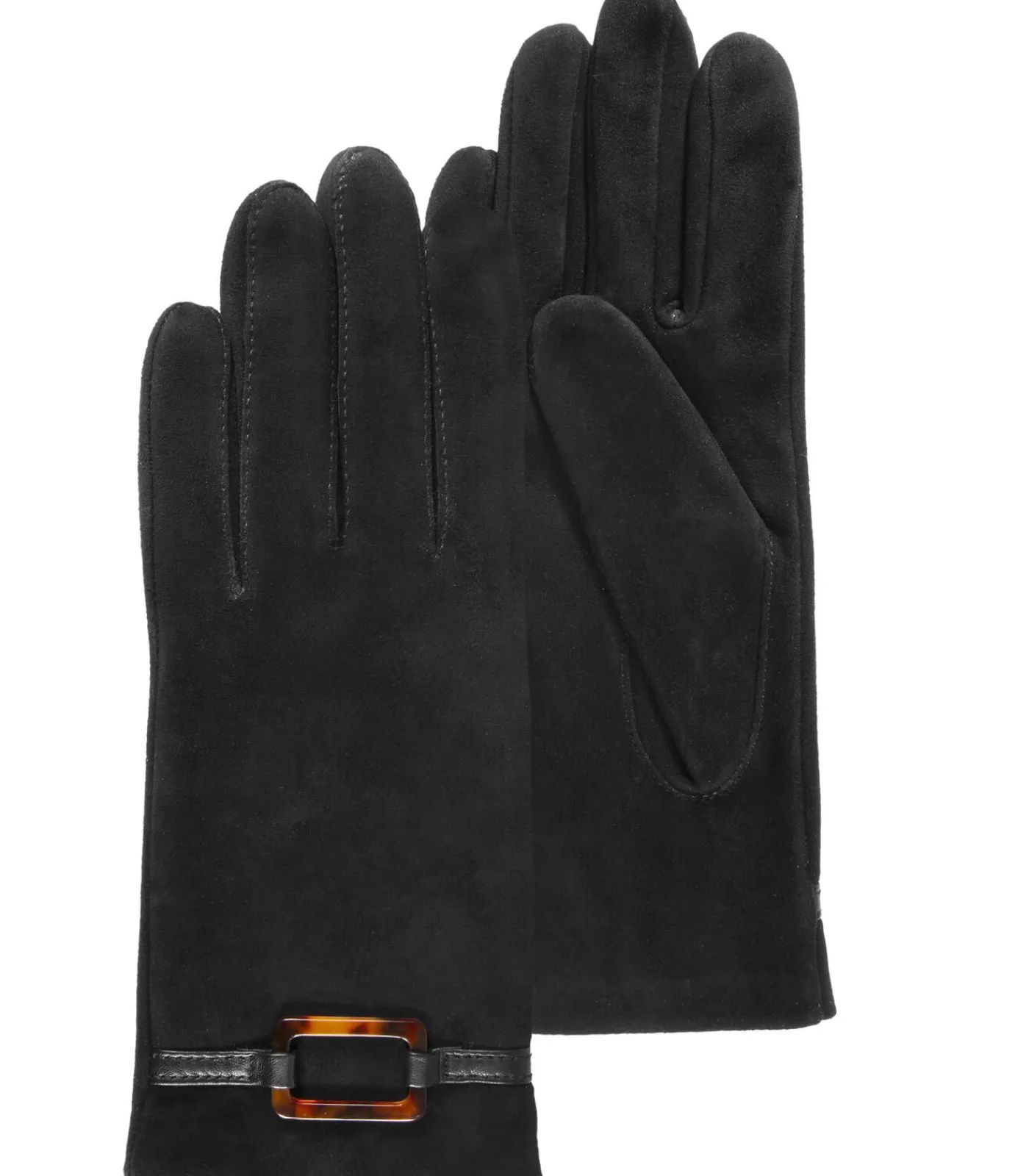 Best Zwart Suède Geitenleren Handschoenen voor dames DAMES Handschoenen