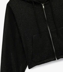 DAMES Koton Zwart Sweatshirt met Capuchon en Zakdetails