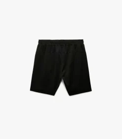 Discount Zwarte Heren Sportshort met Zakdetail Heren Broeken & Shorts