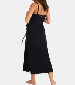 DAMES Banana Moon Zwarte maxi-jurk YAQUINA AMARIA