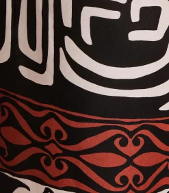 Hot Zwarte mouwloze jumpsuit met V-halsprint DAMES Jumpsuits