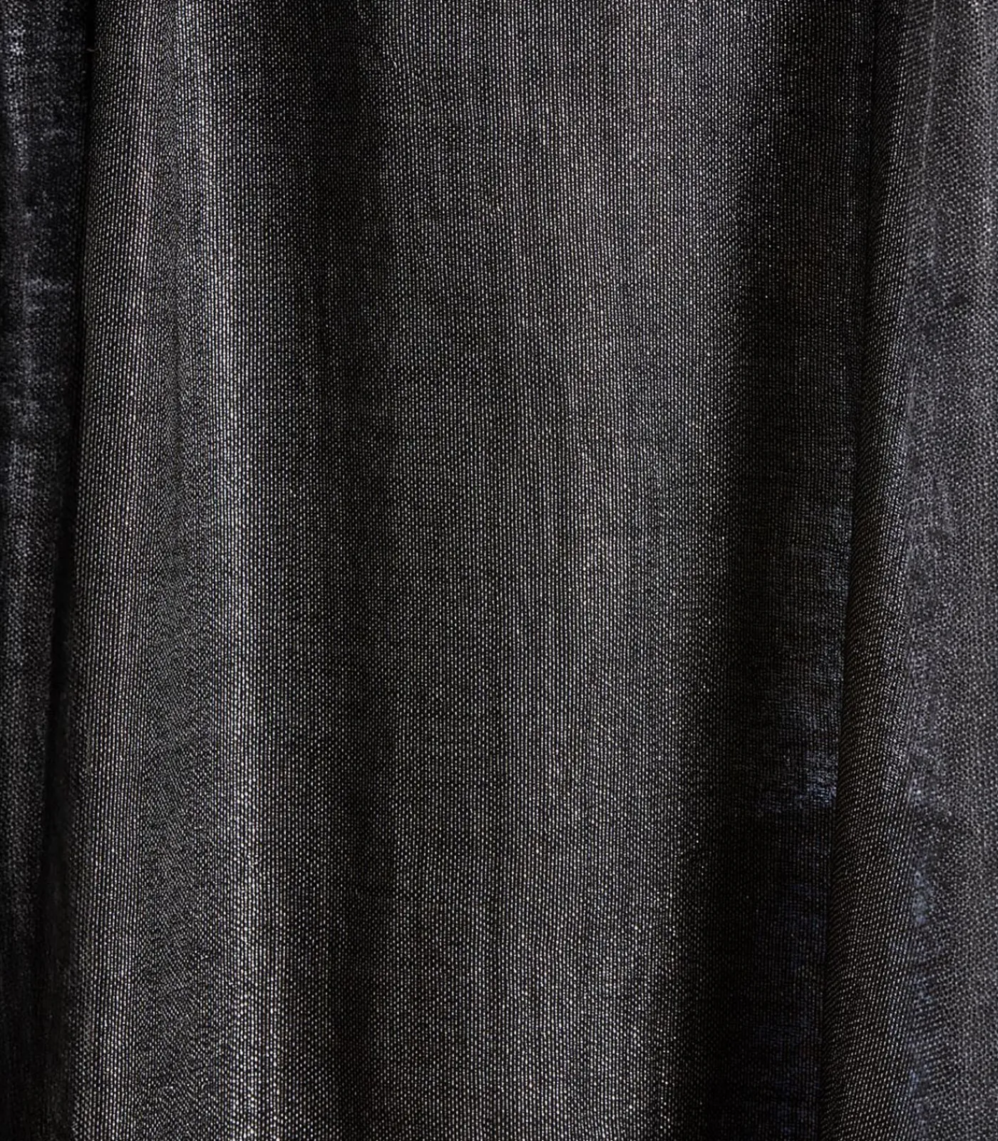 DAMES La Fée Maraboutée Zwarte sjaal van glanzende wol en katoen