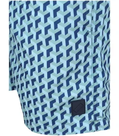 Heren Suitable Zwembroek Print Blauw
