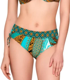 Online Zwembroekje met gerimpelde zijkanten JADE DAMES Badmode