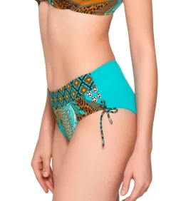 Online Zwembroekje met gerimpelde zijkanten JADE DAMES Badmode