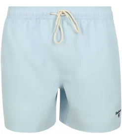Clearance Zwemshort Logo Lichtblauw Heren Badmode