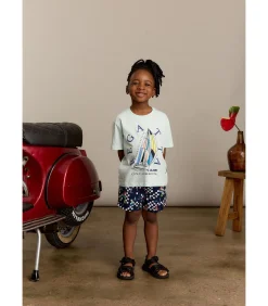 Kinderen J&JOY Zwemshort met bootjesprint